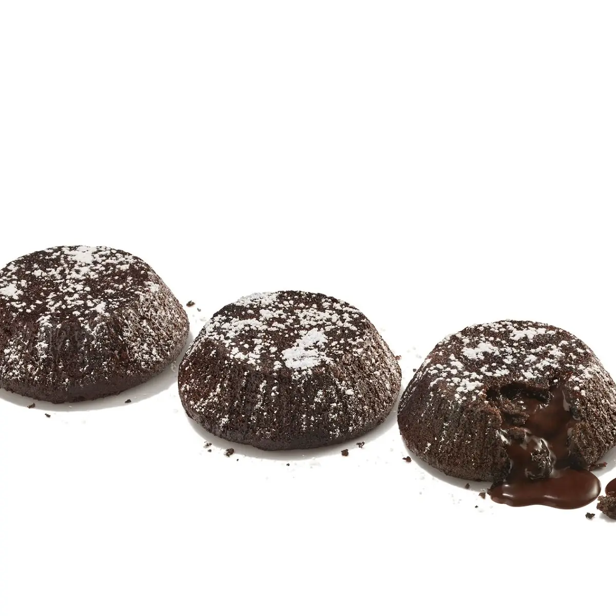 Chocolate Lava Crunch Cakes