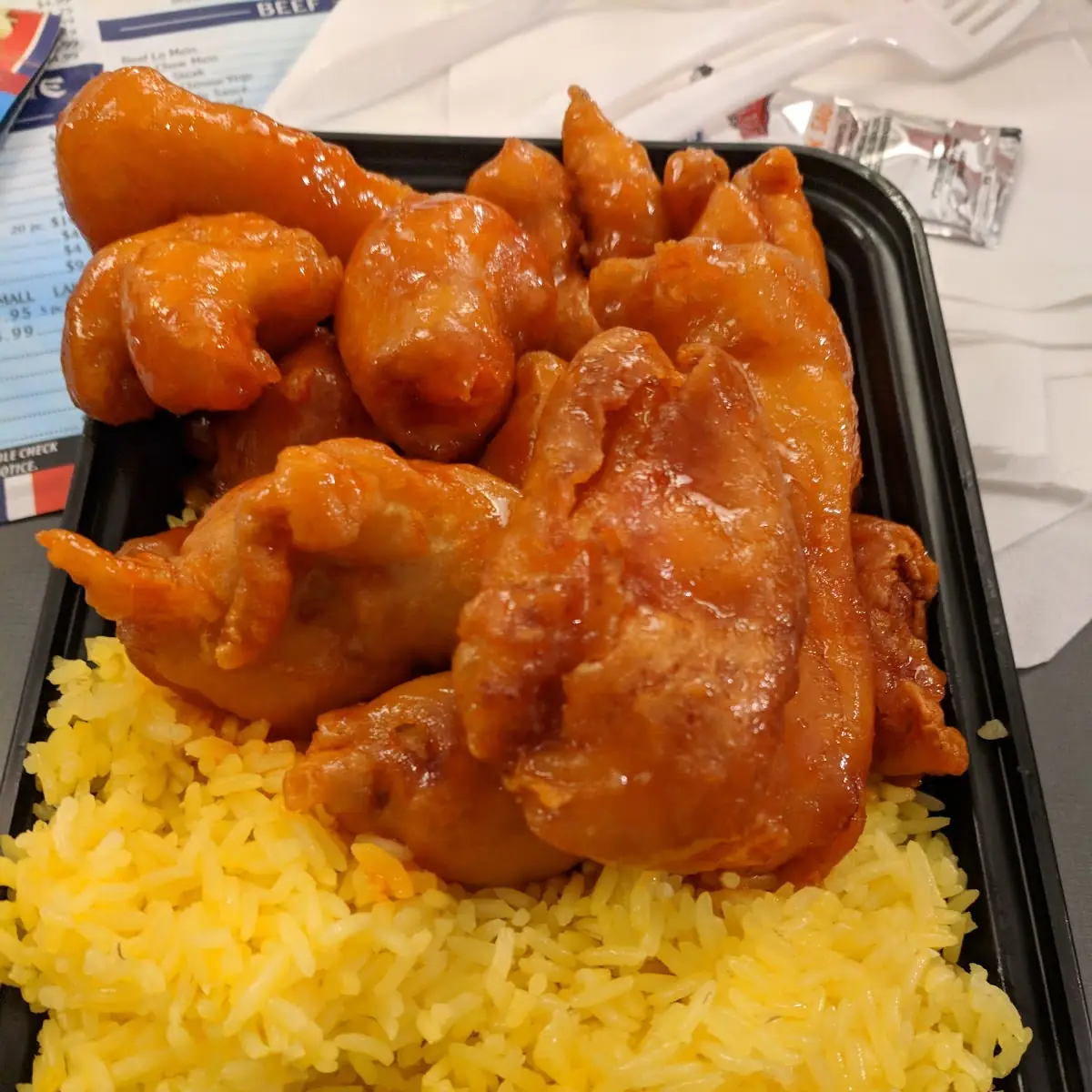 Chinese Hot Poppers with Fried Rice