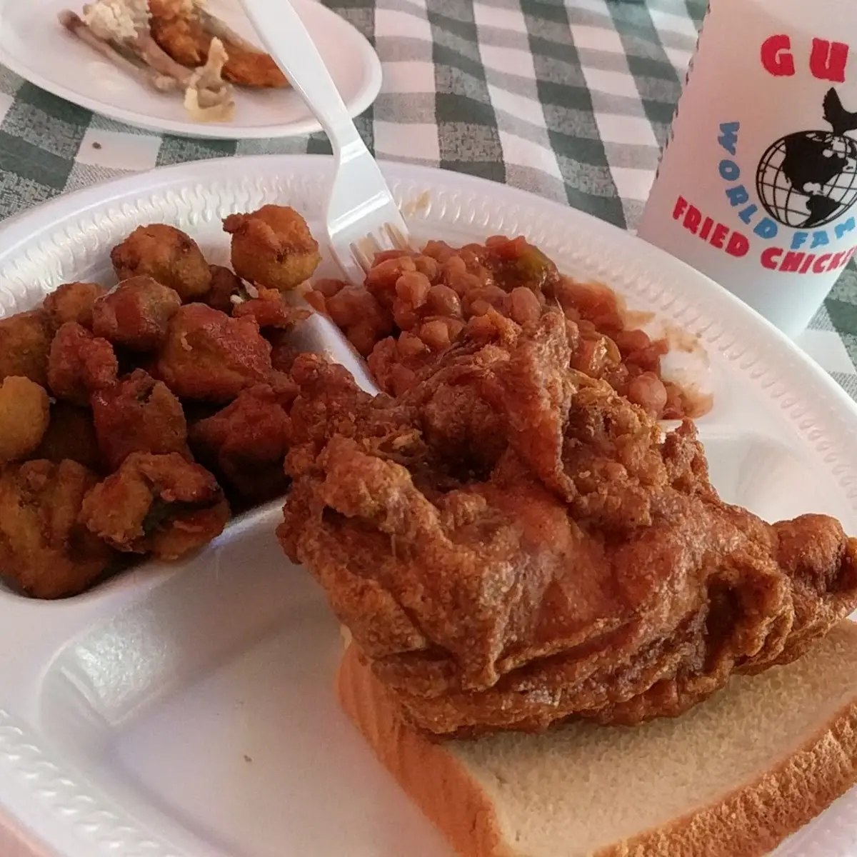 Fried Chicken and Okra