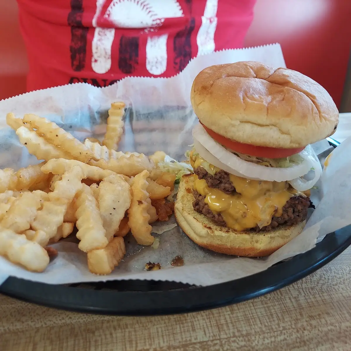 Deluxe Double Cheeseburger