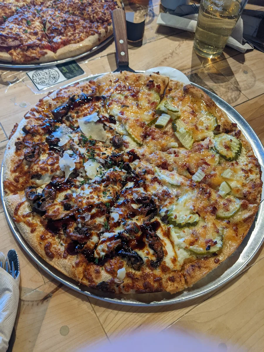Meat & Hawaiian Pizza