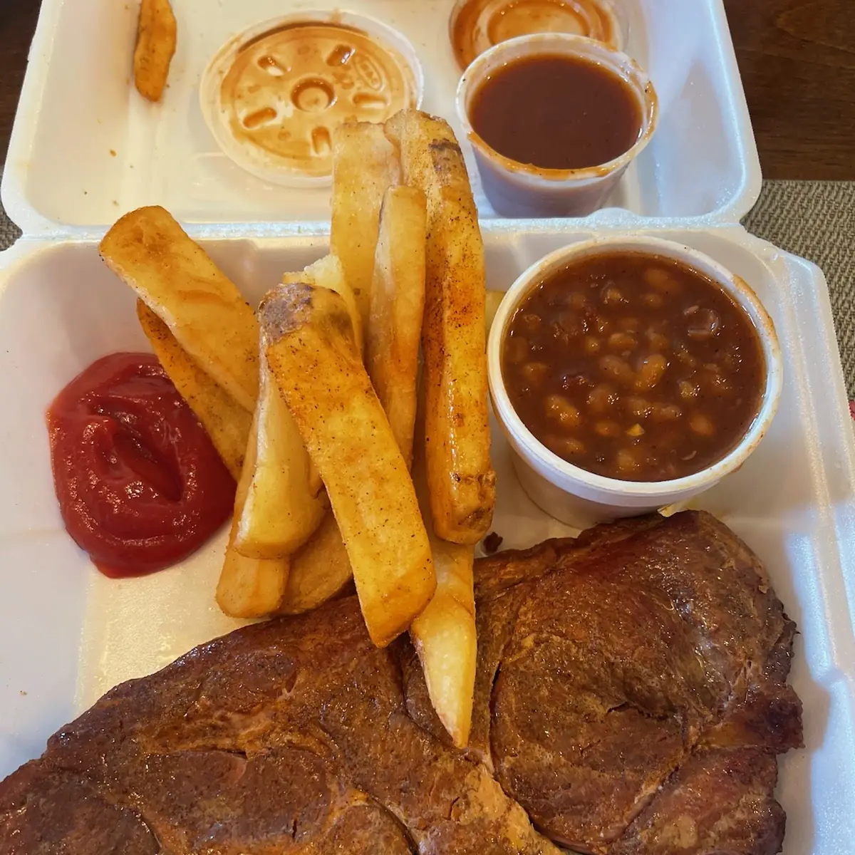 Pork Steak Dinner