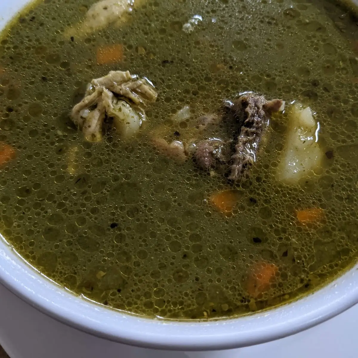 Sopa a La Minuta Con Pollo Chicken Soup