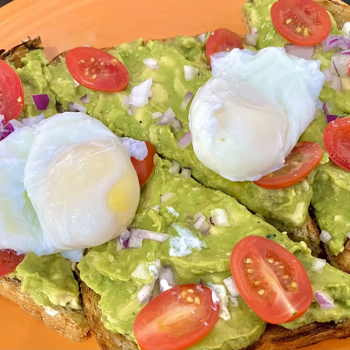Avocado Toast a D Style with Poached Eggs