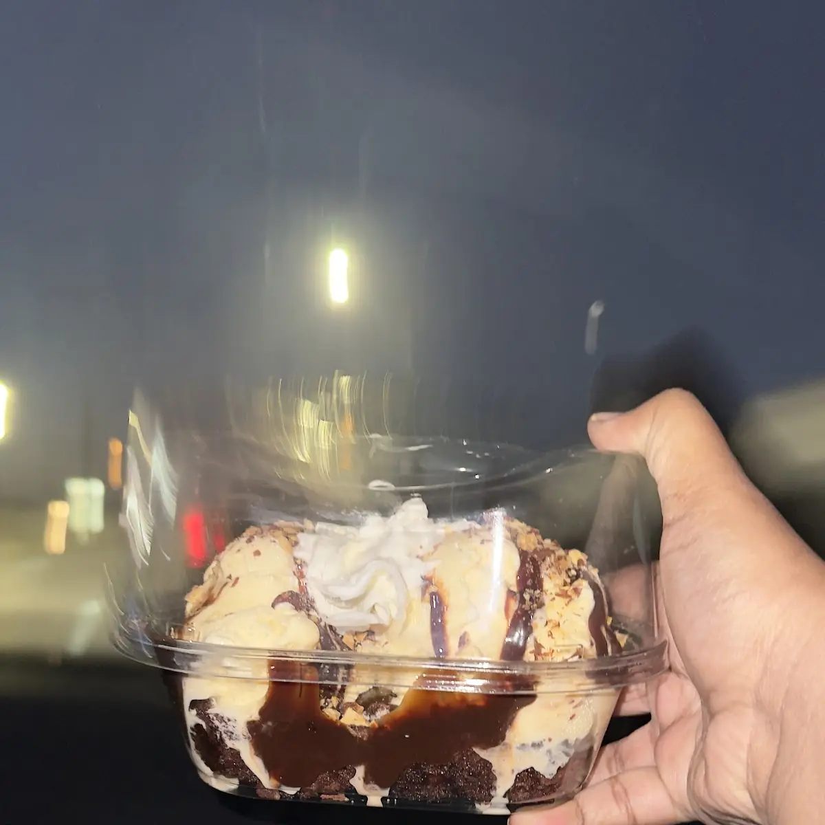 Chocolate Brownie Sundae