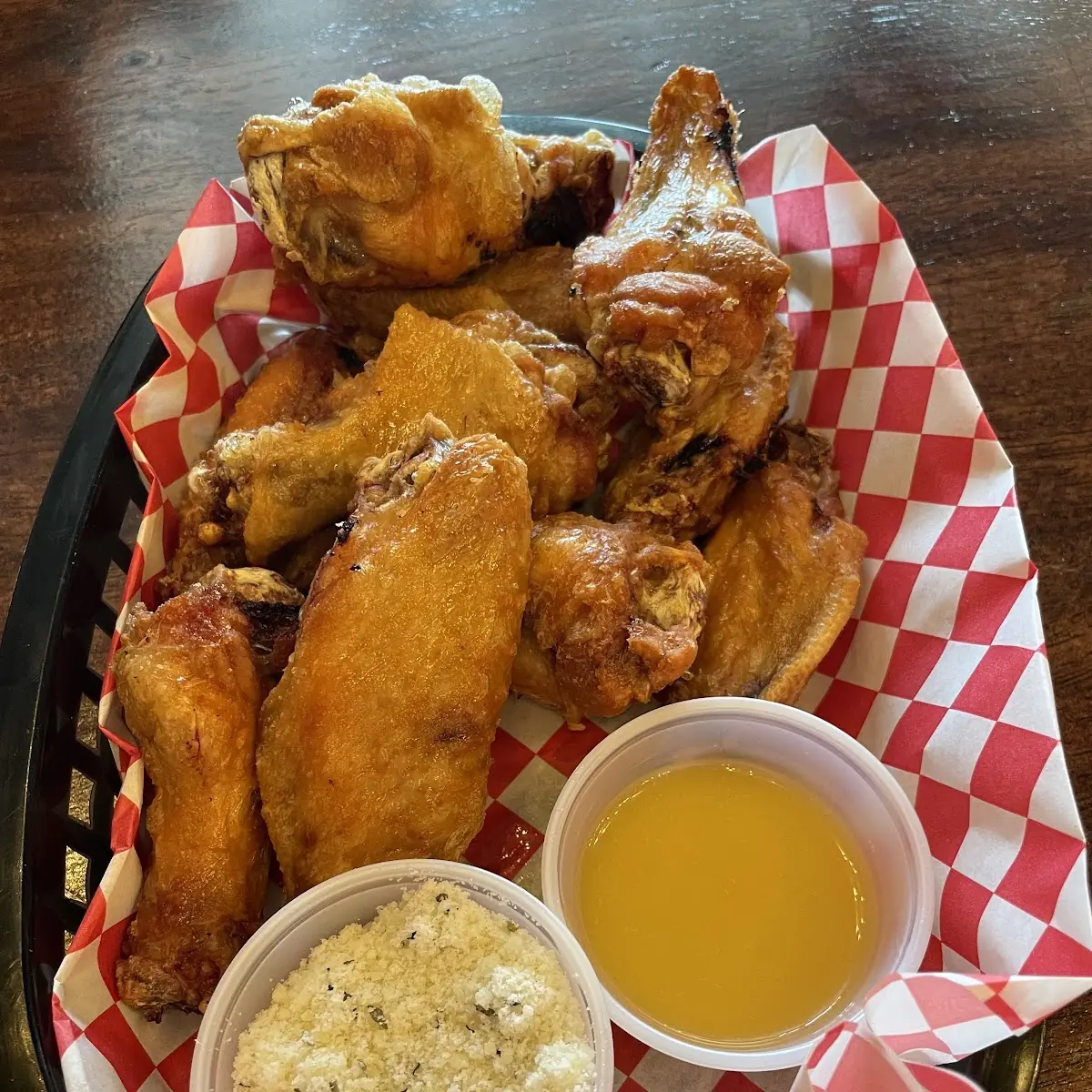 Wings with Garlic Parmesan