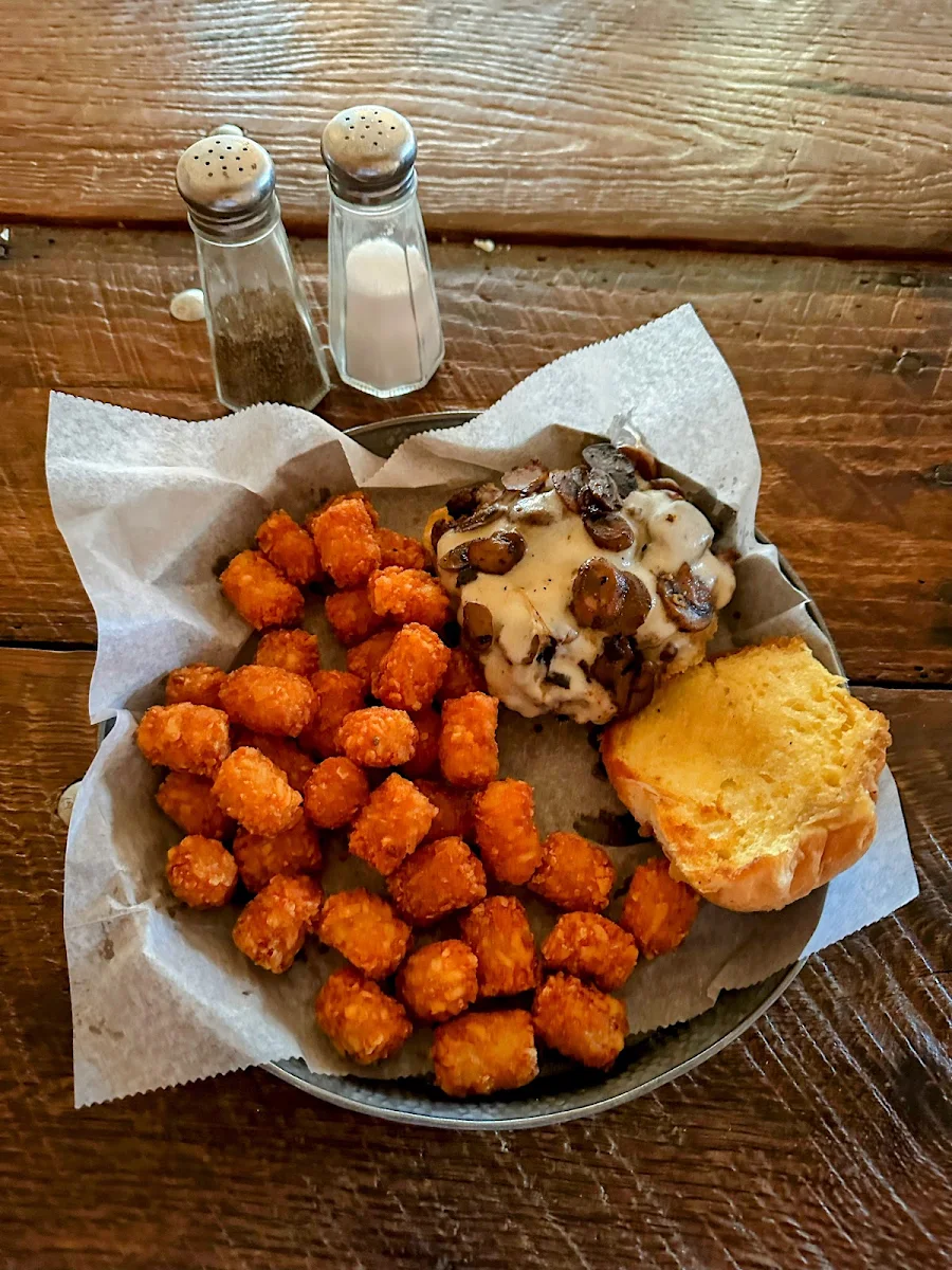 Mushroom and Swiss Burger