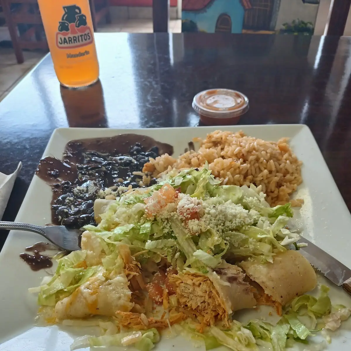 Chicken Enchilada Black Beans Spanish Rice