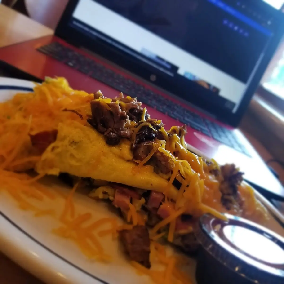New Bold BBQ Pulled Pork Omelette