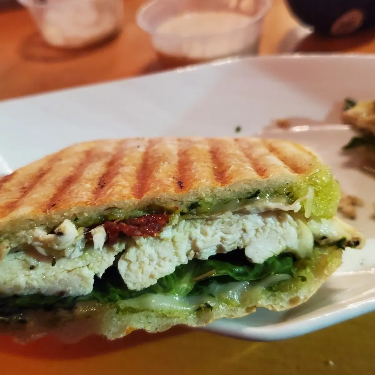 Pesto Chicken Panini
