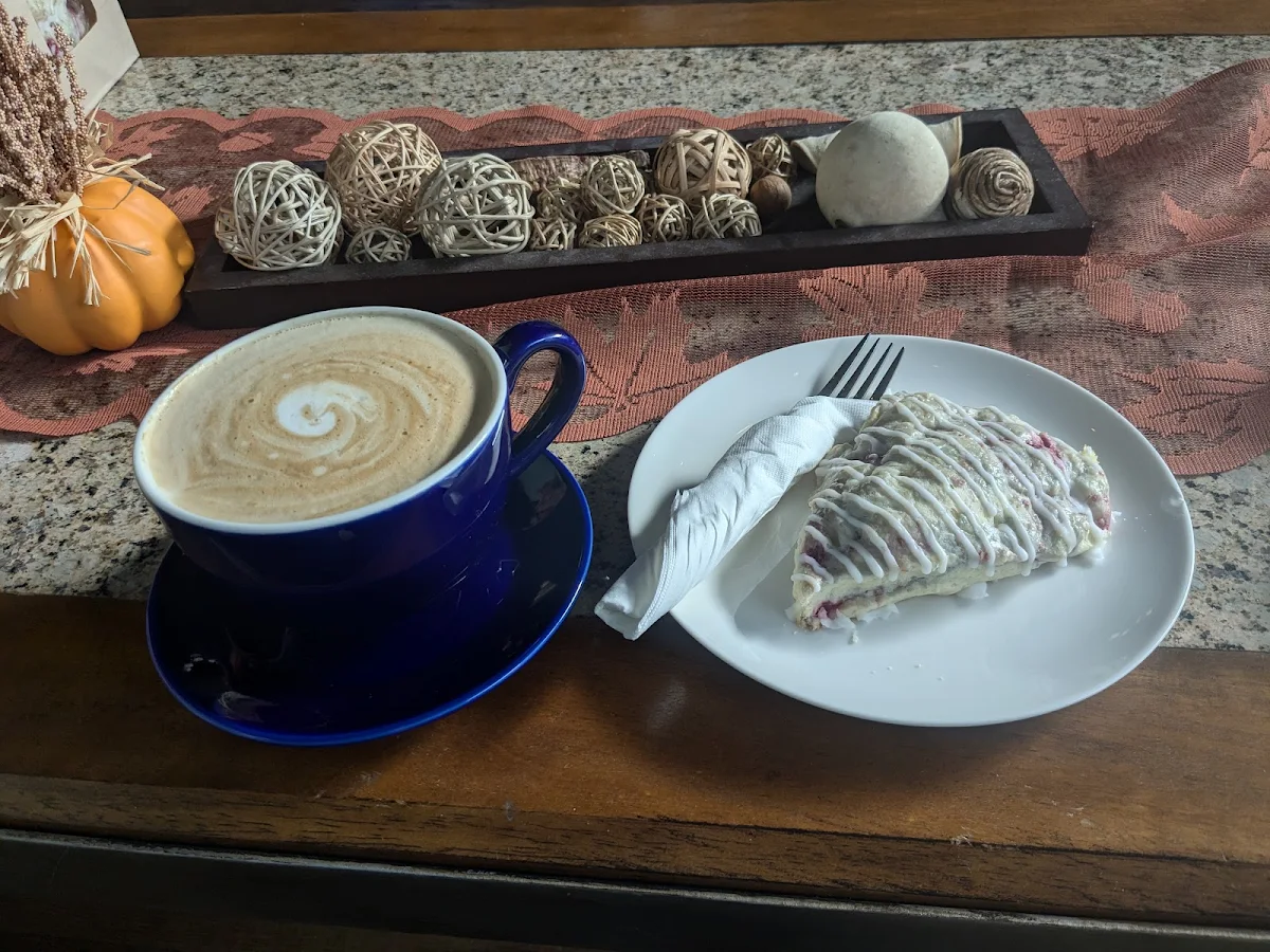 Raspberry White Chocolate Scone