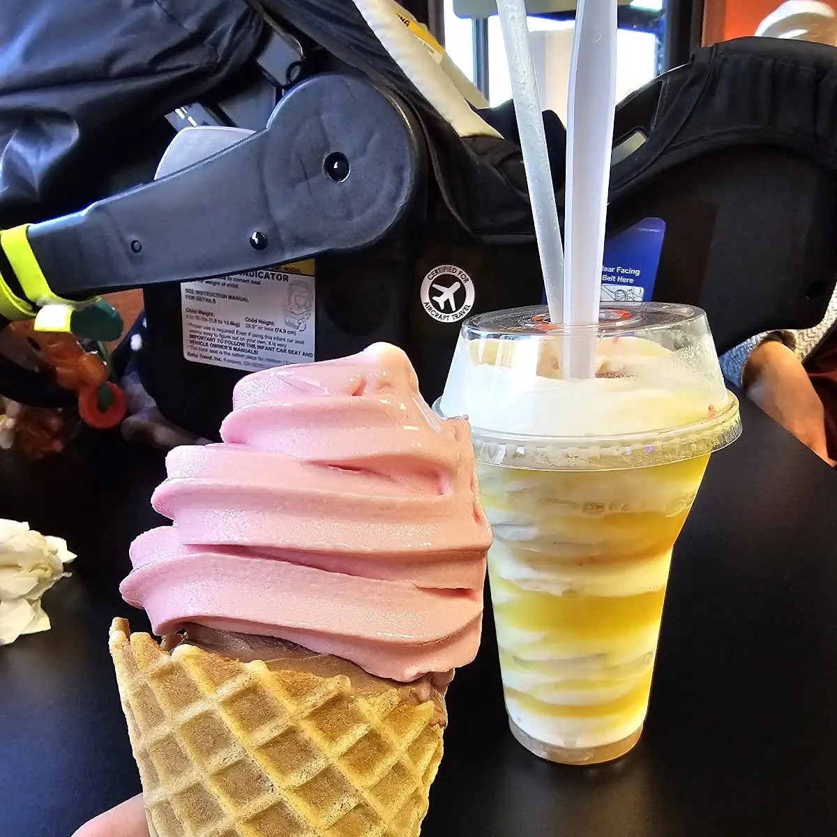 Dole Whip Waffle Cone