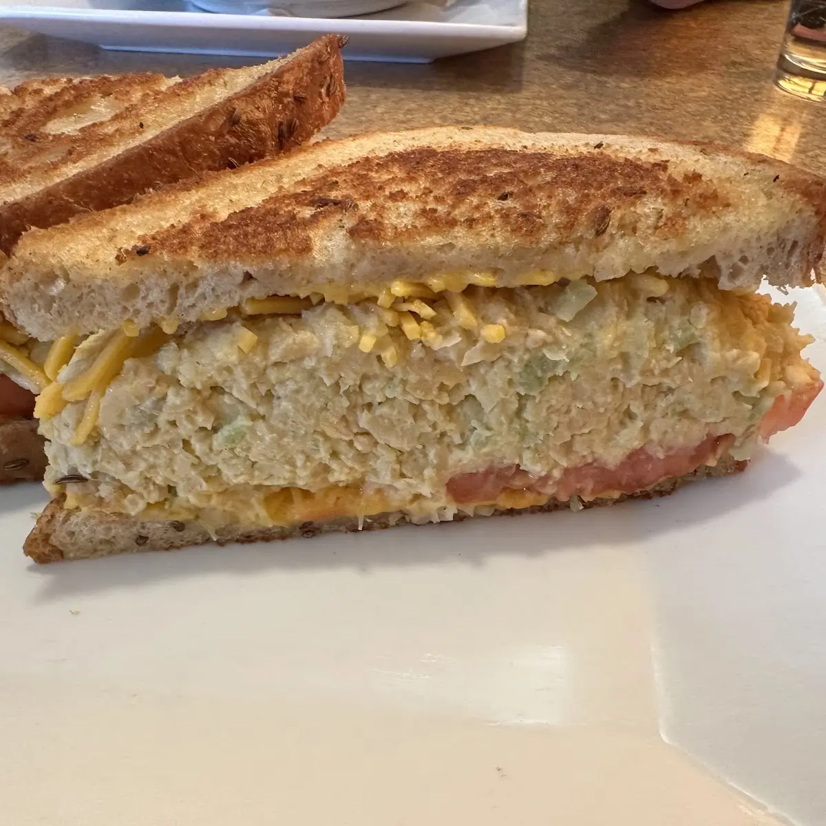 Chickpea Tuna Melt