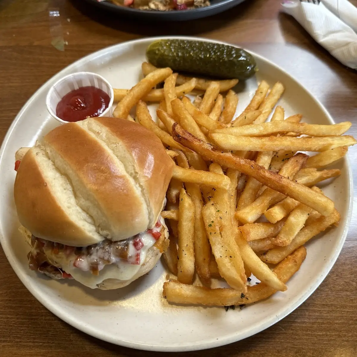 Chicken Philly with Fries