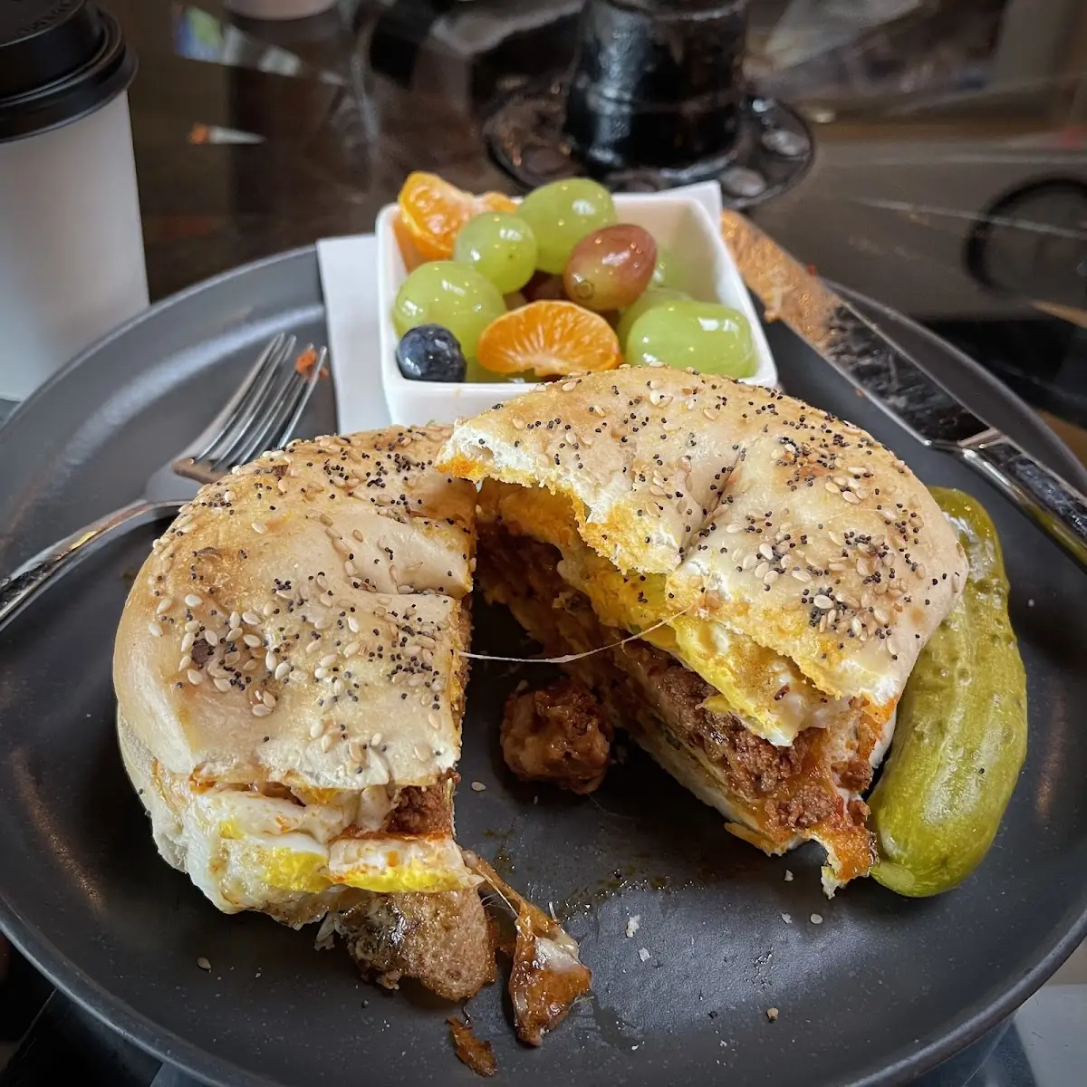 Not Just a Bagel Sandwich
