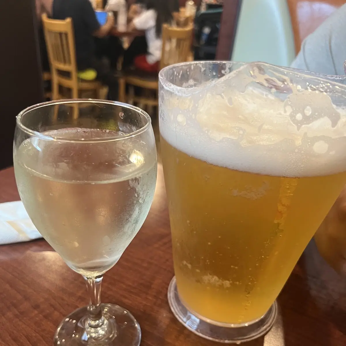 Pinot Grigio with Beer