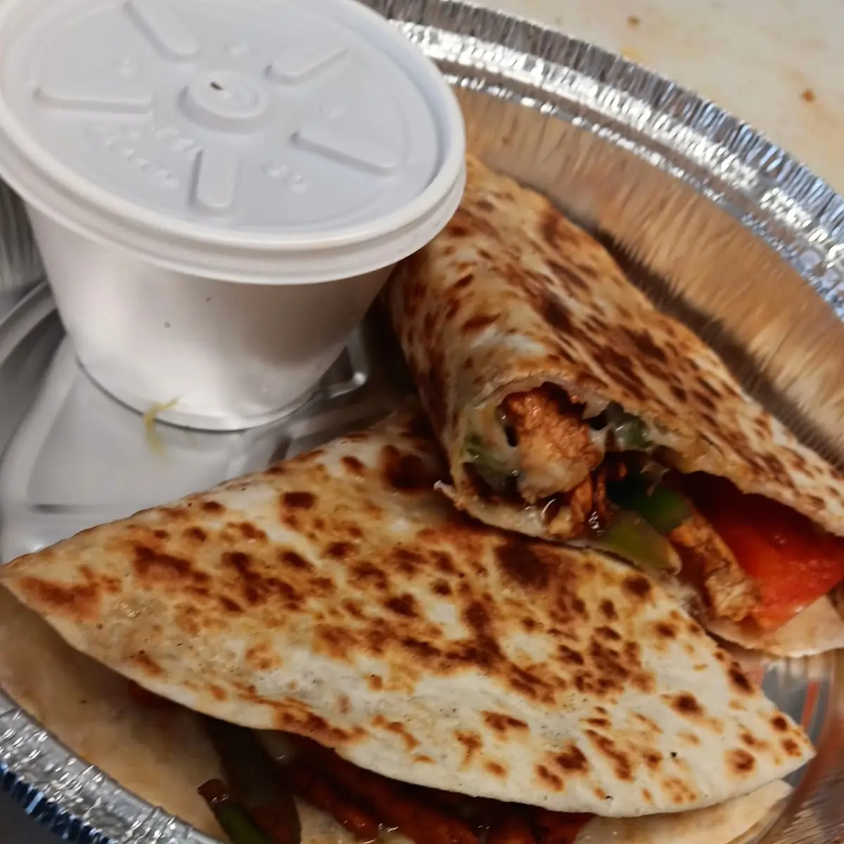 Fajita Quesadilla Chicken Quesadilla Pollo