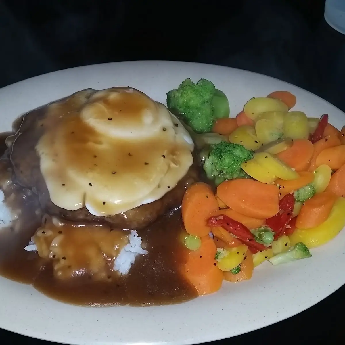Loco Moco with White Rice