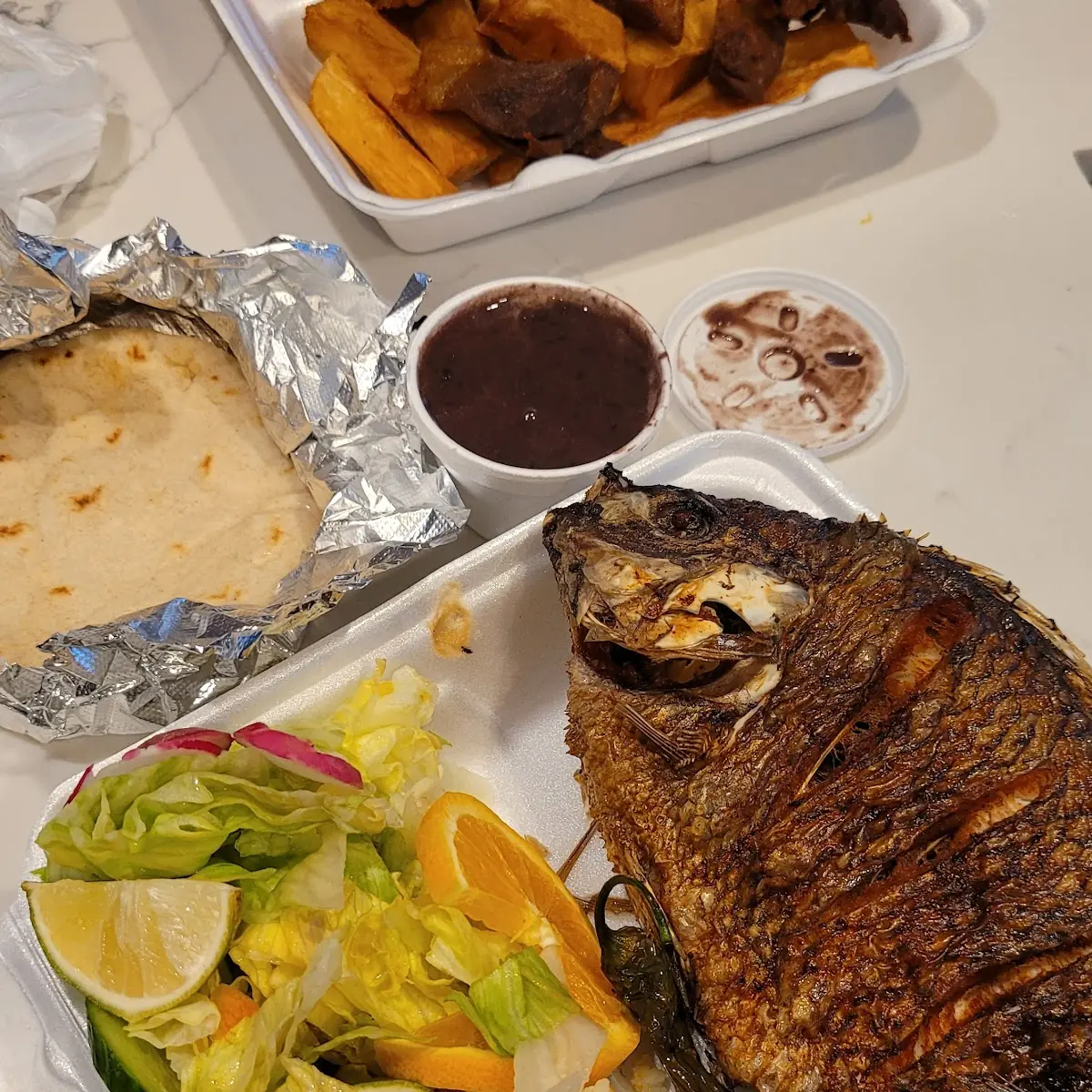Mojarra Frita Fried Tilapia