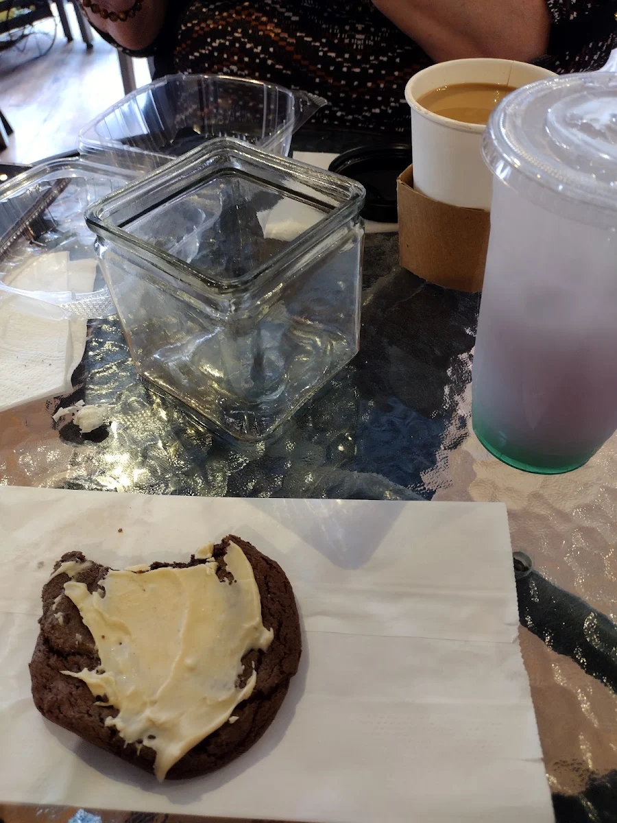 Chocolate Cookie with Carmel Icing