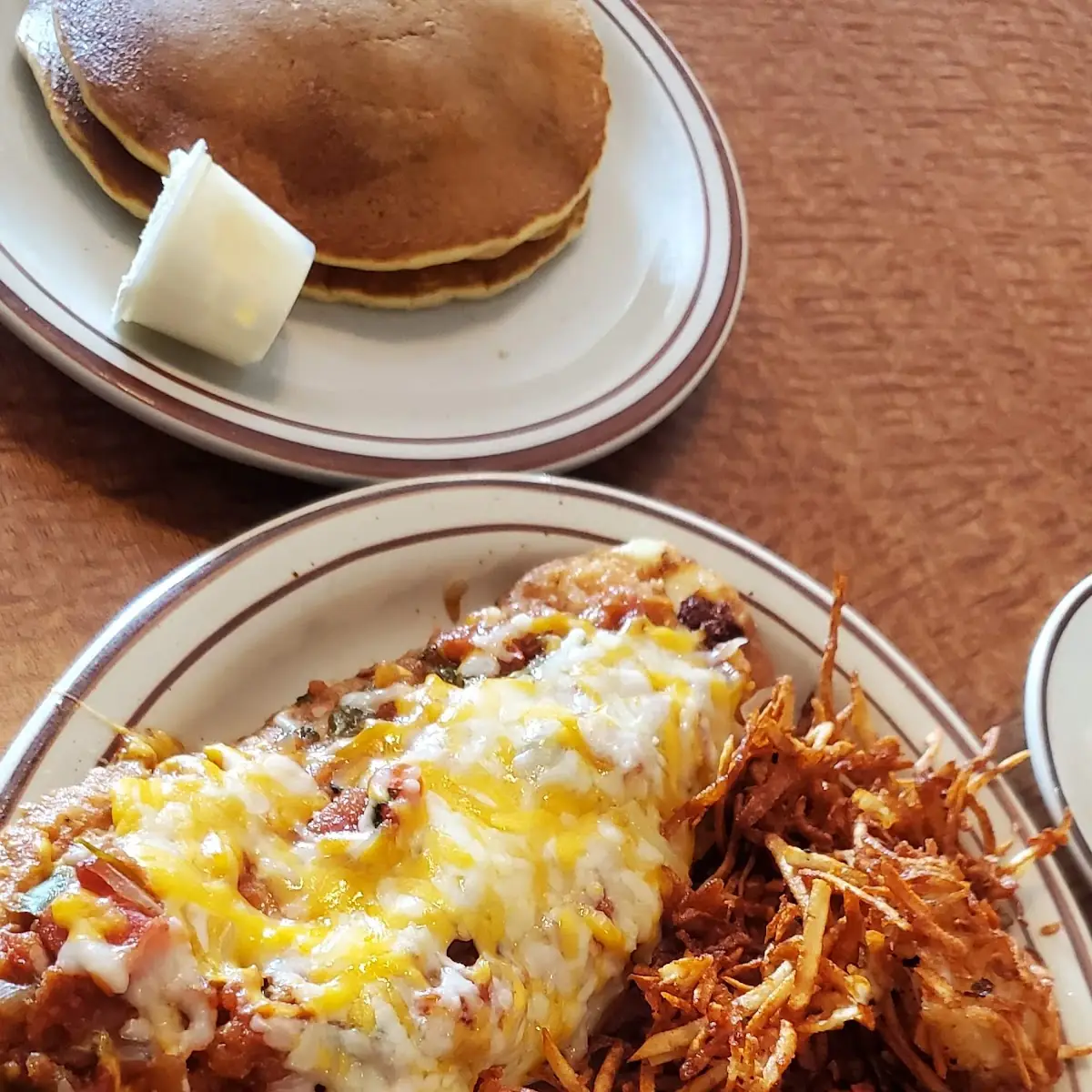 One Egg Hash Browns & Toast
