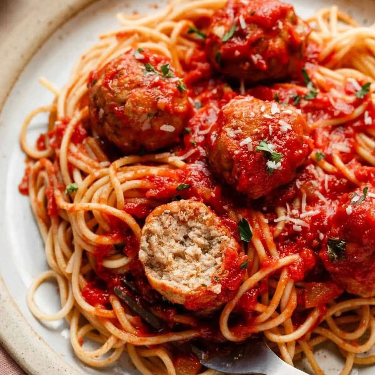 Spaghetti with Meatball