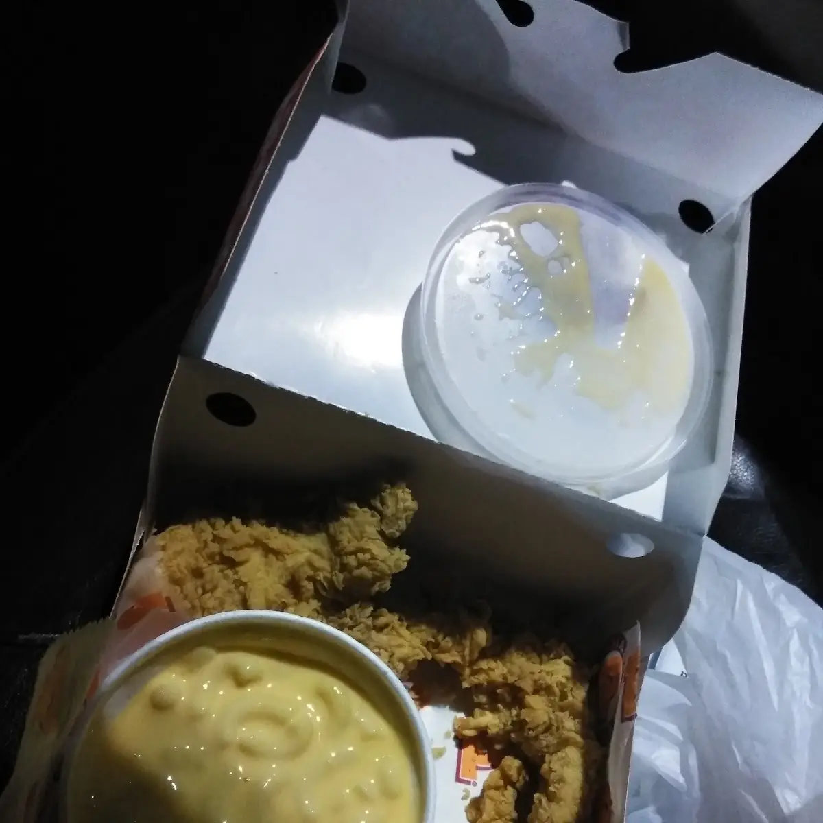 Chicken Strips N Mac N Cheese