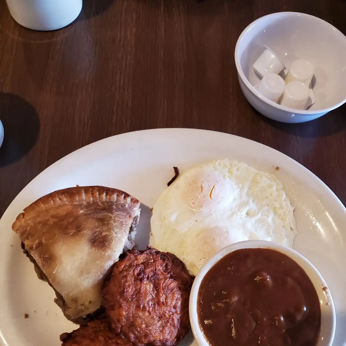 Pork Pie with Potato Pancakes