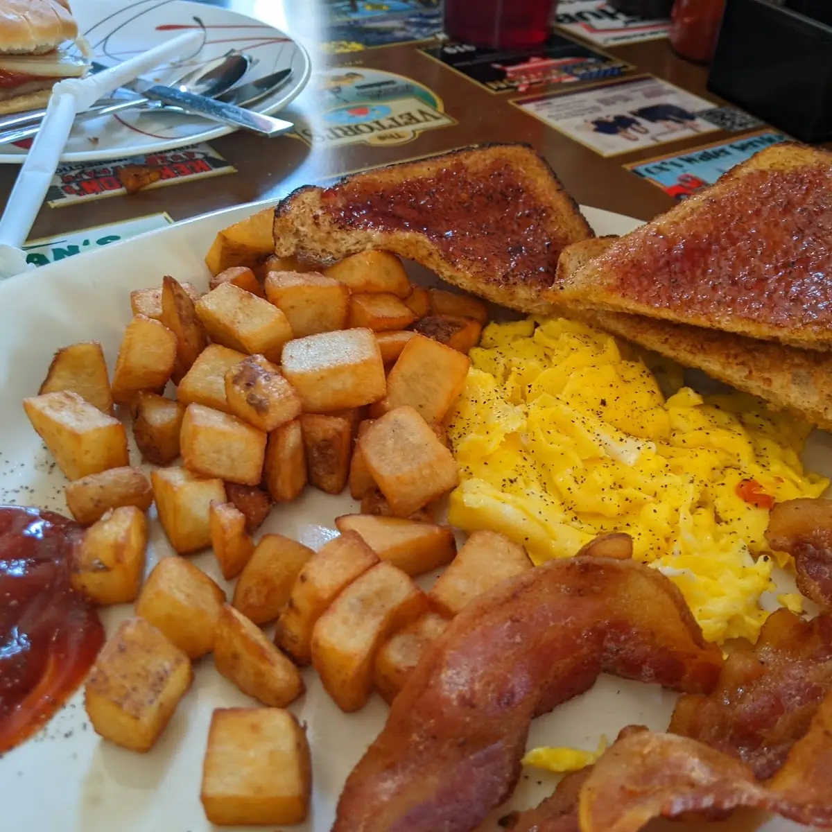 Eggs Home Fries & Toast