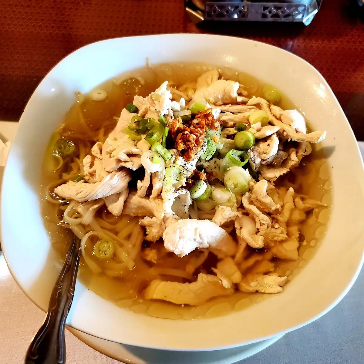 Rice Noodles Soup with Chicken