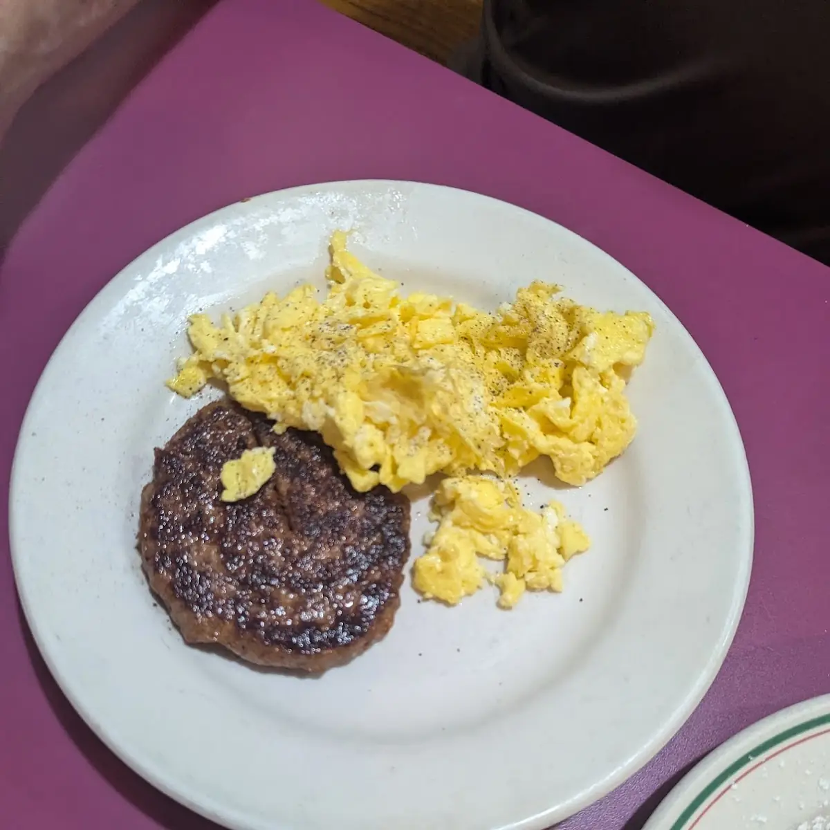 Scrambled Eggs and Sausage