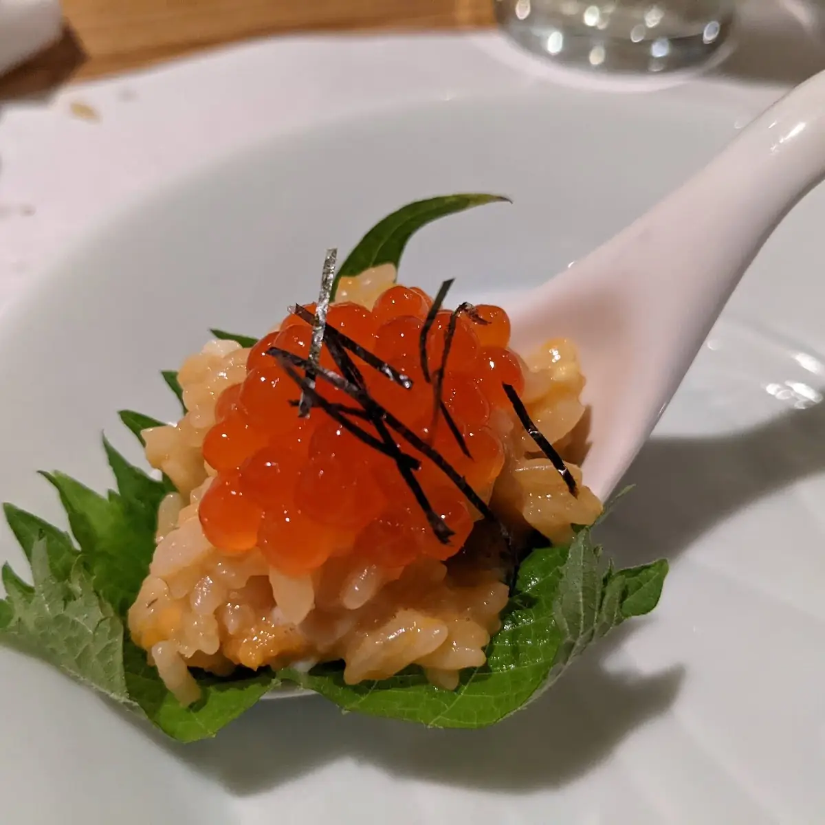 Salmon Toro with Black Caviar