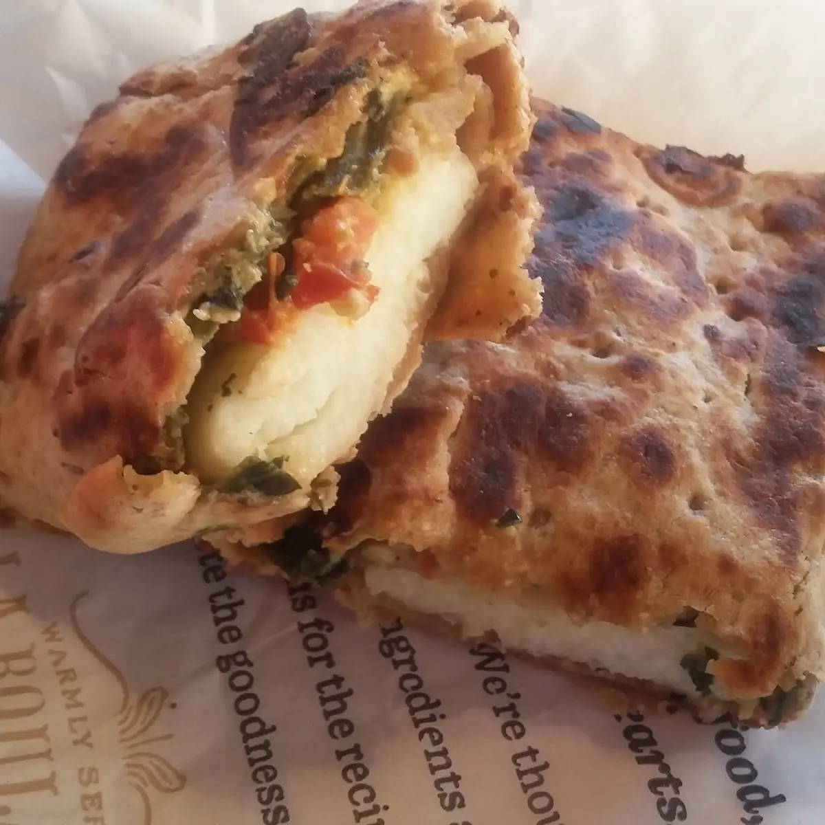 Spinach Feta Wrap