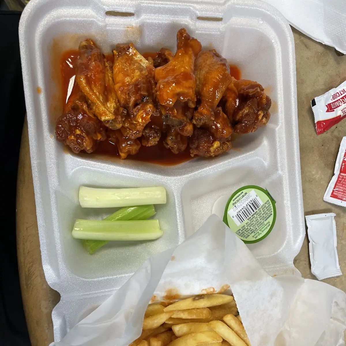 Beef Fried Rice + Wings