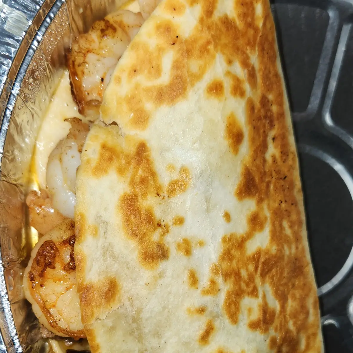Chicken and Shrimp Quesadilla