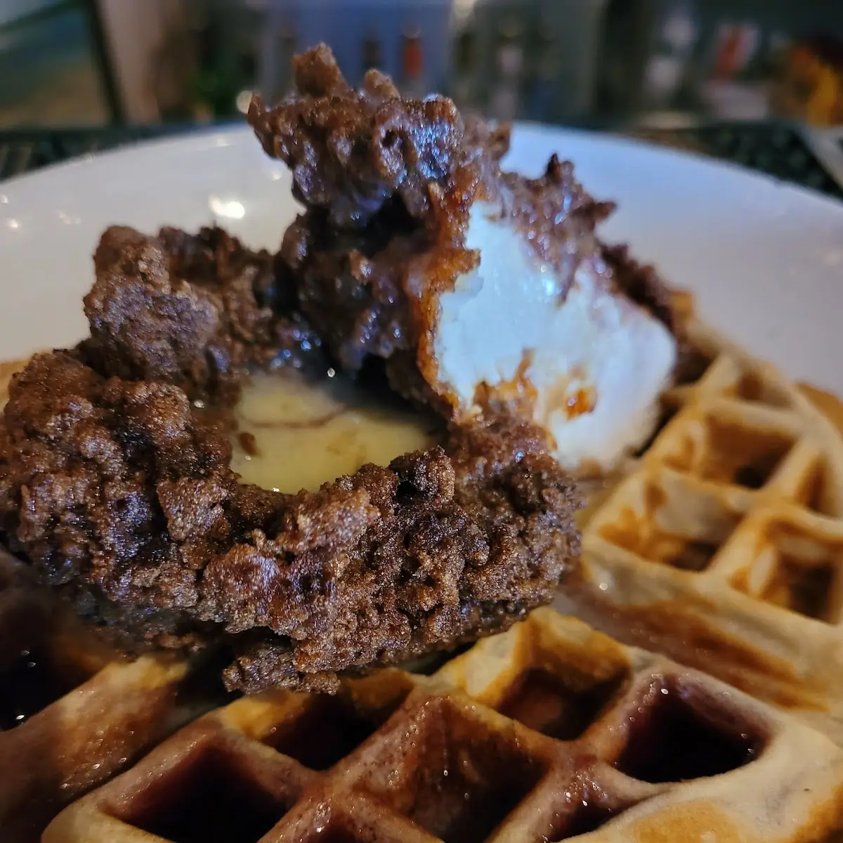 Spicy Chicken and Waffles