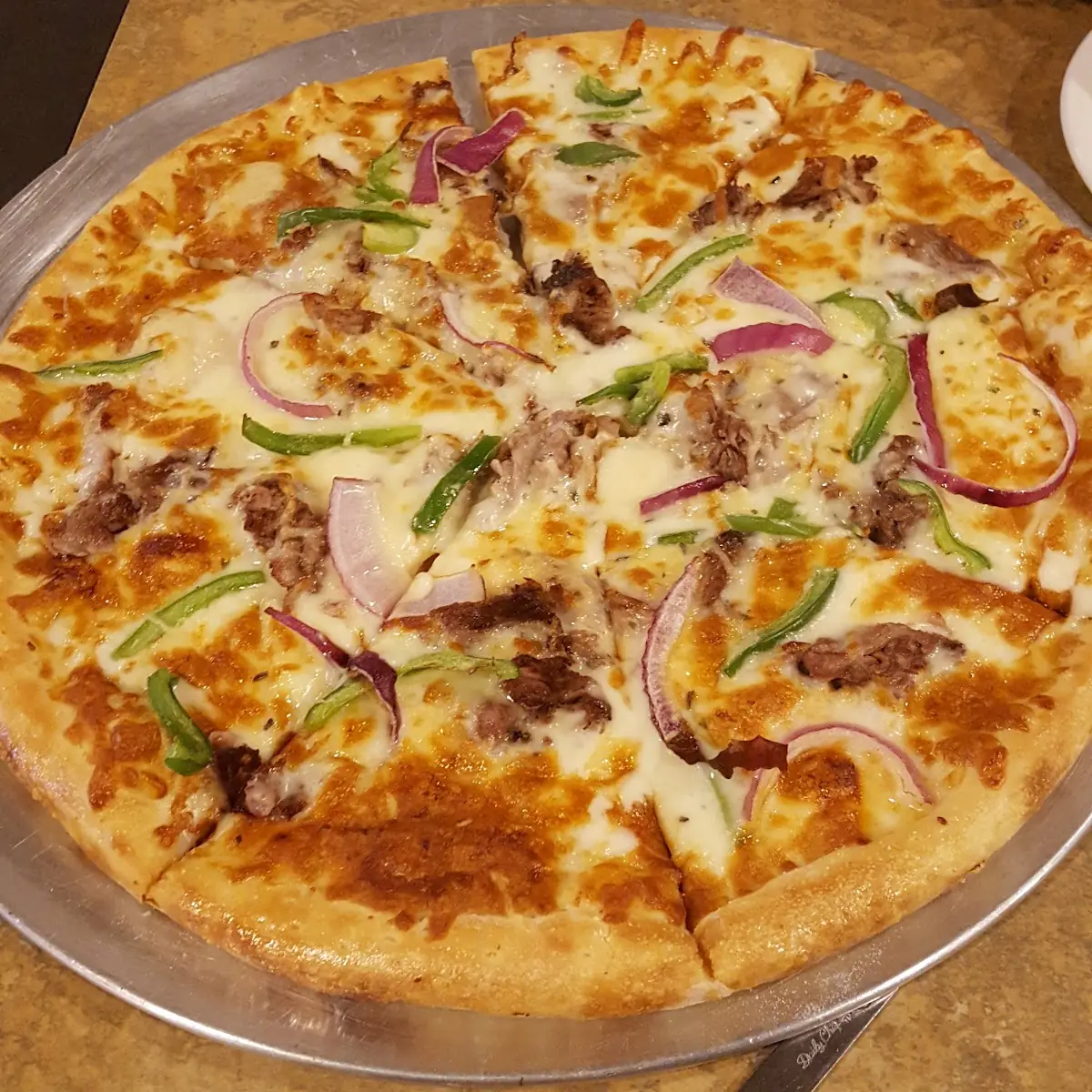 Philly Cheese Steak Pizza