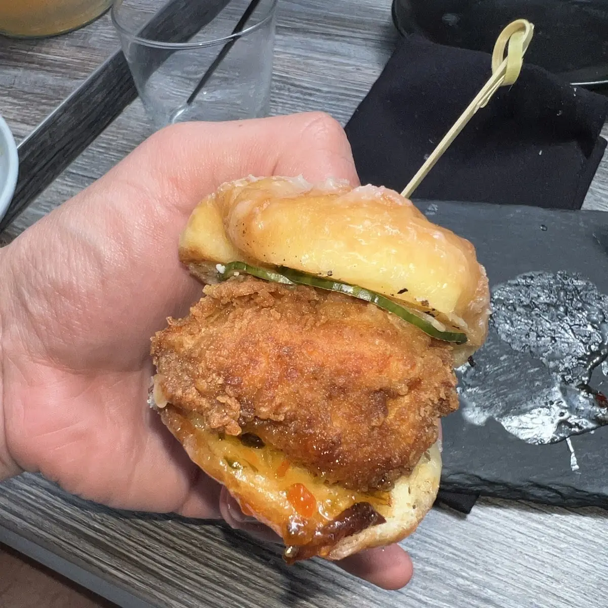 Hero Doughnut Chicken Sandwich Sliders