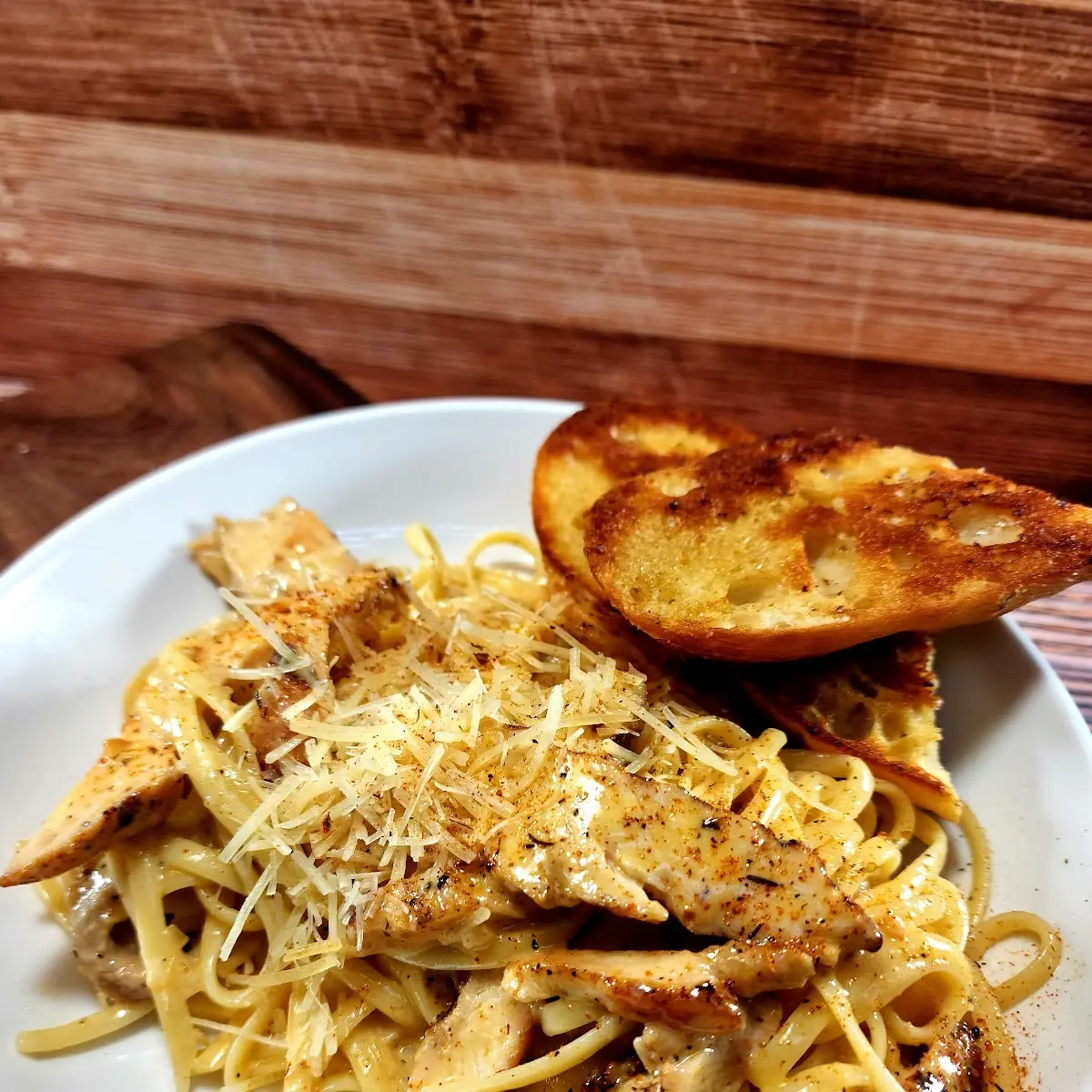 Blackened Chicken Alfredo