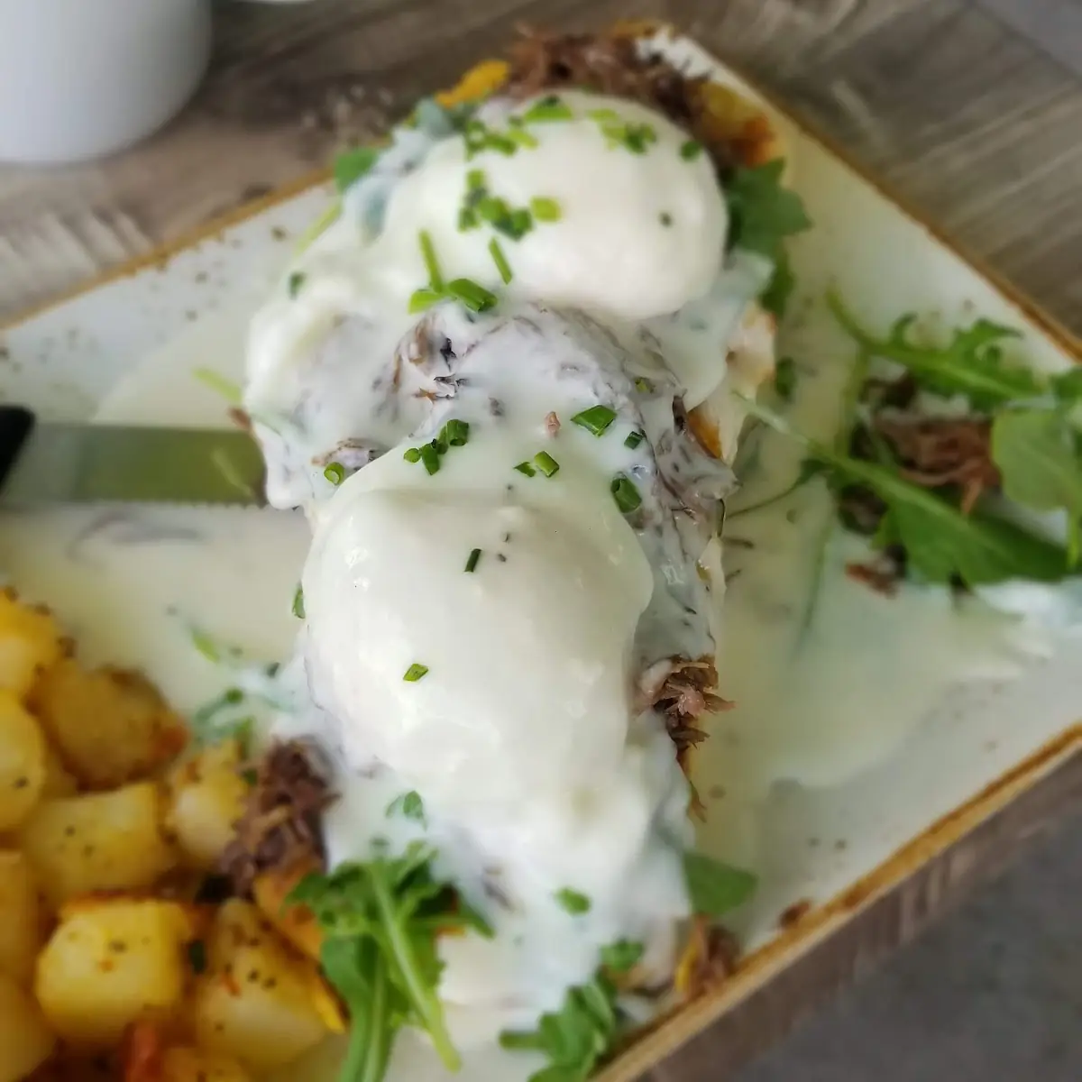 Braised Short Rib Eggs Benedict
