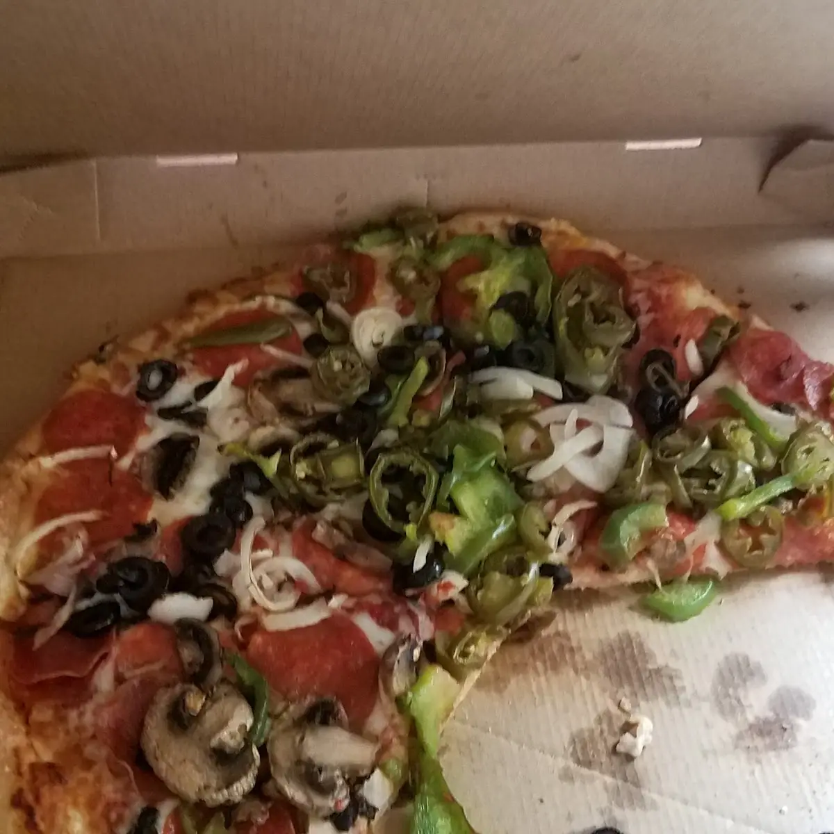 Veggie Lovers Pizza w Pepperoni