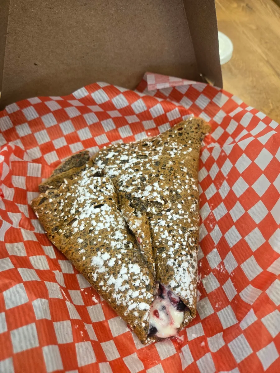 Gluten Free Crepe with Cream Fruits