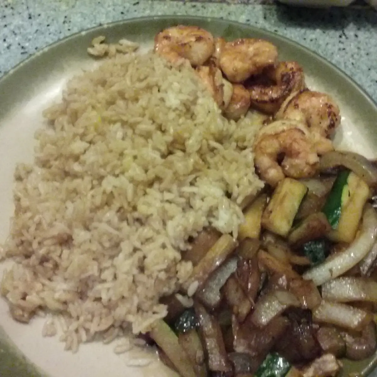 Hibachi Chicken and Shrimp