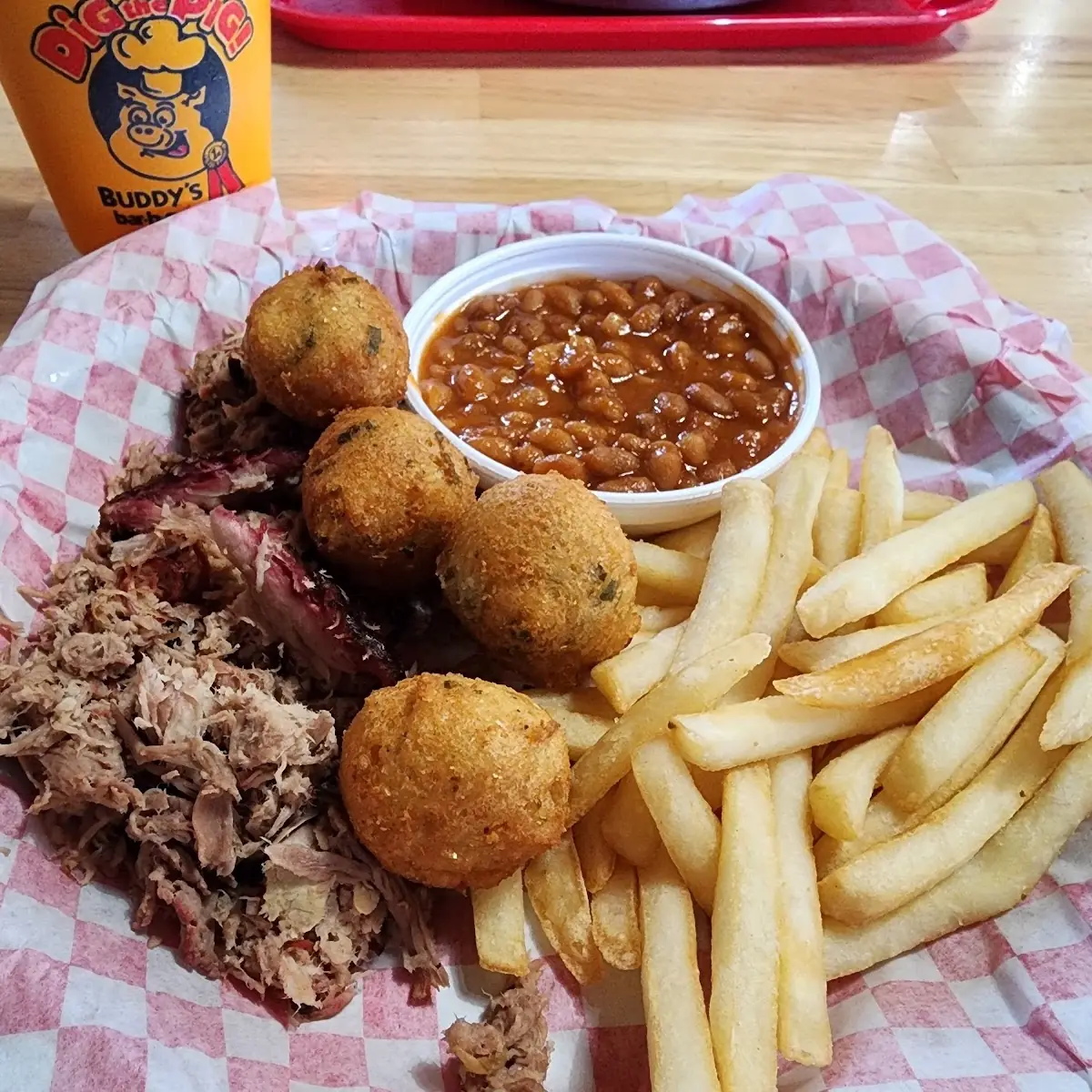 Pulled Pork Dinner Plate