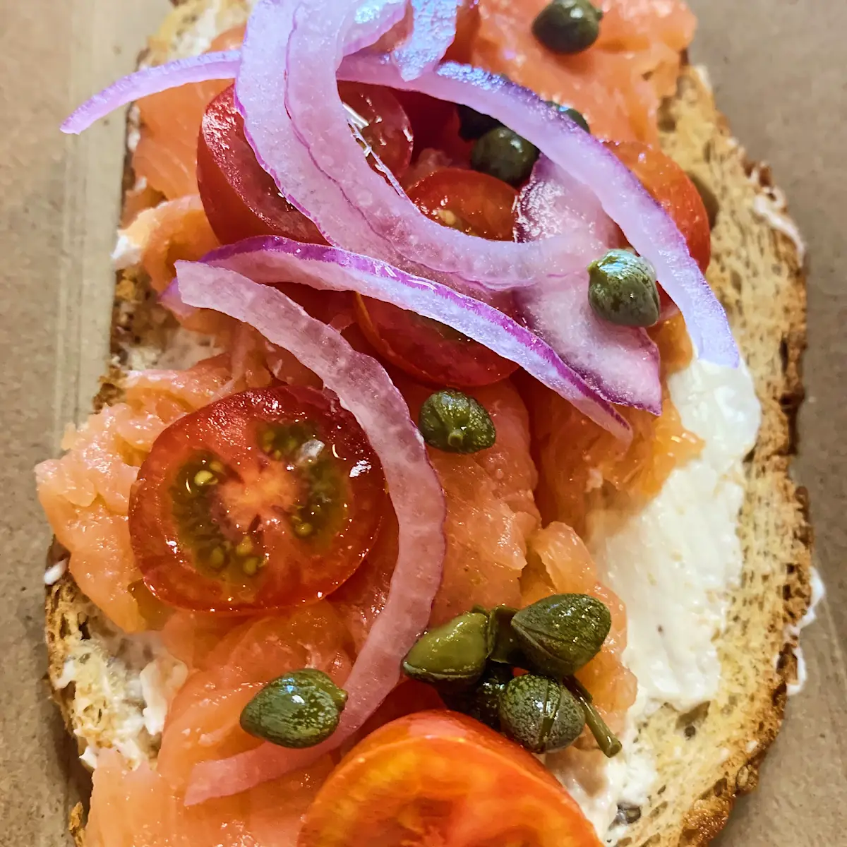 Smoked Salmon Toast