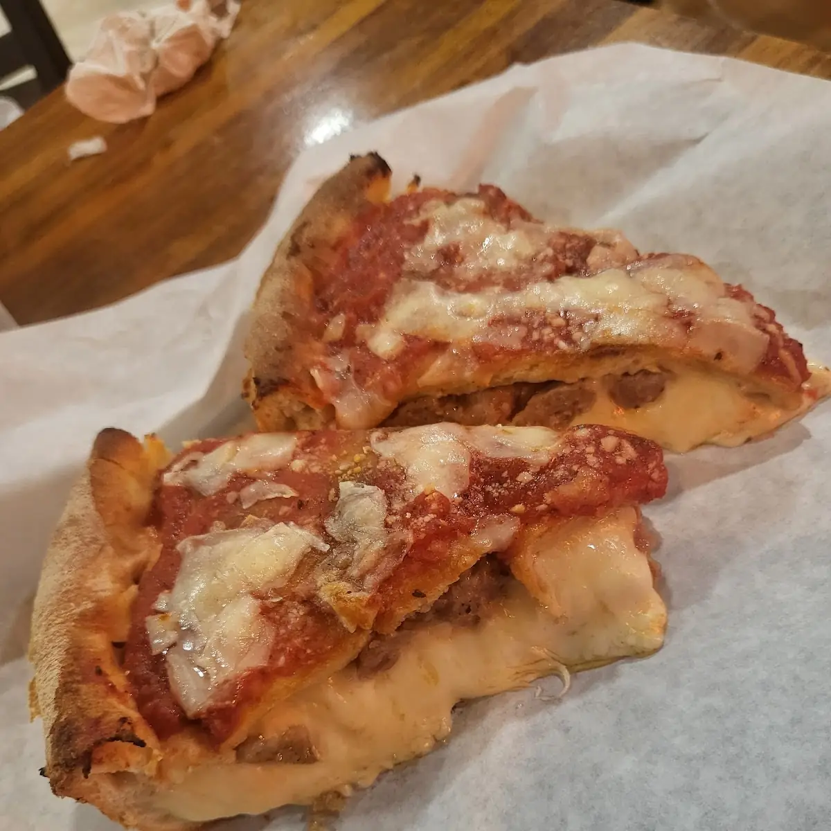 Deep Dish Cheese Pizza Chicago