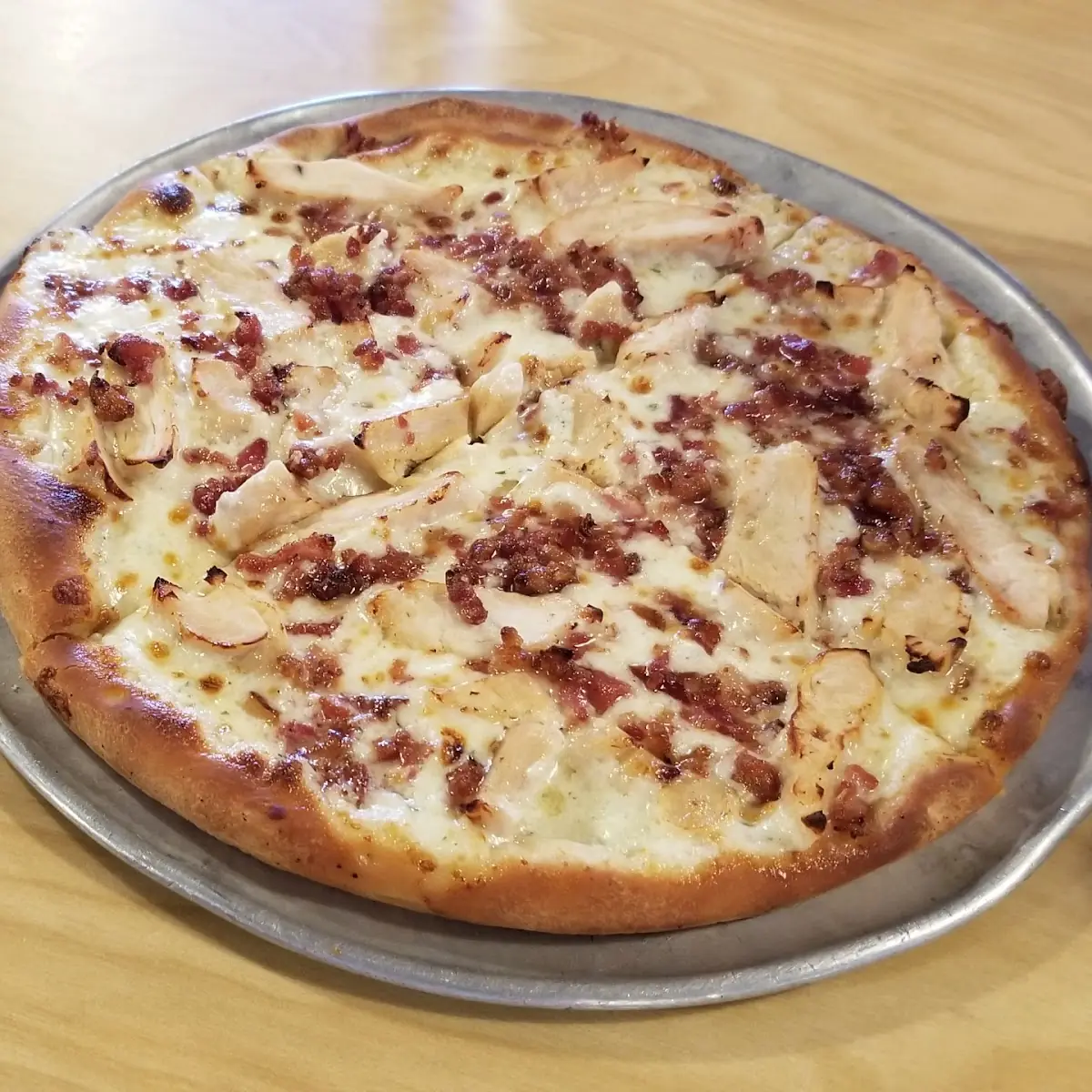 Chicken Bacon and Ranch Pizza