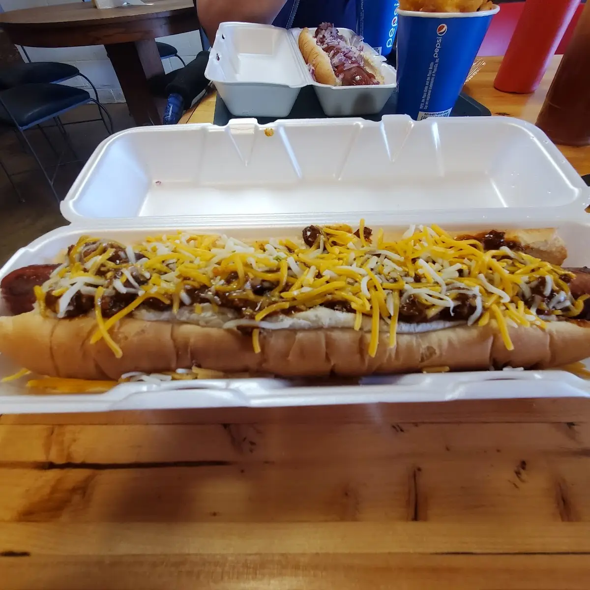 Foot Long Hot Dog