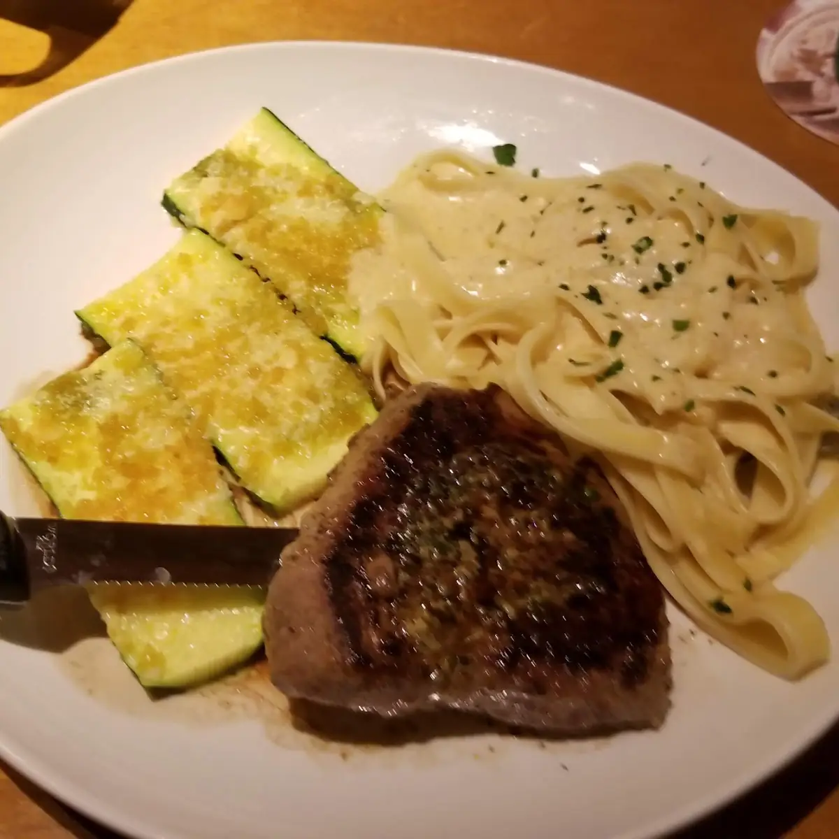 Steak Gorgonzola Alfredo