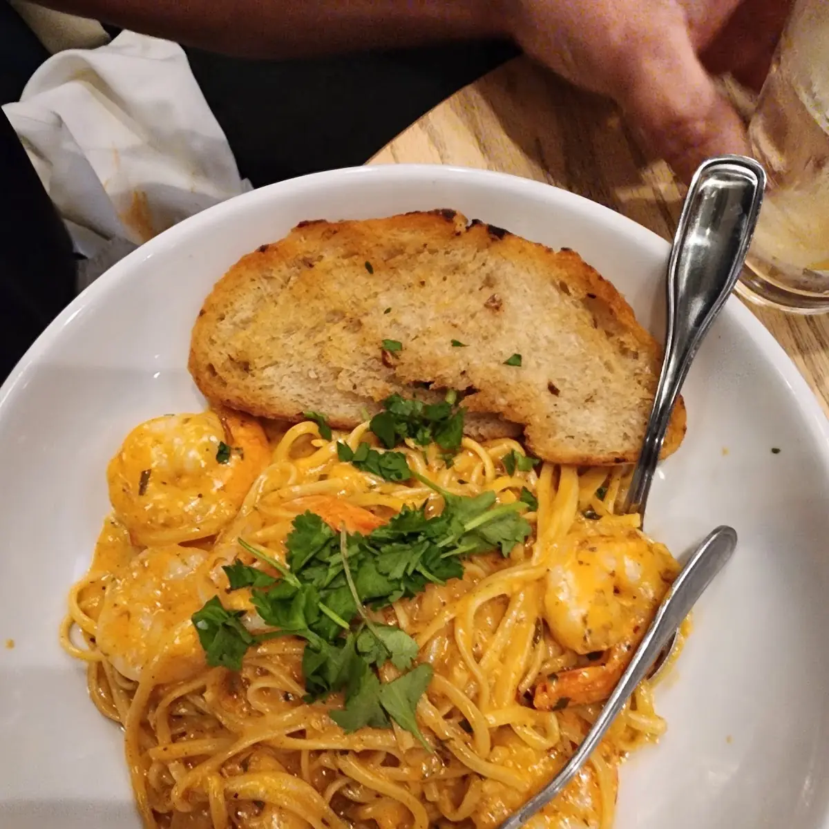 Tequila Lime Shrimp Pasta
